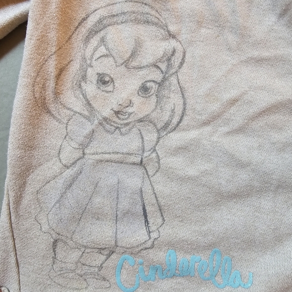 Disney Baby Cinderella Animators Collection Rare Glittery Sweater Top - Picture 4 of 5